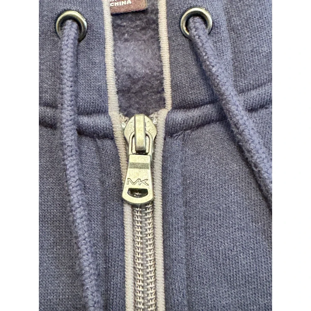 Michael Kors Men's/Women's Long Sleeve Full Zip Drawstring Hoodie Size Large